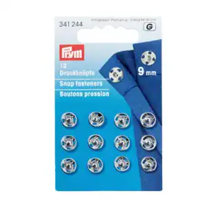 Opnaai drukknopen (9 mm) (12 stuks)