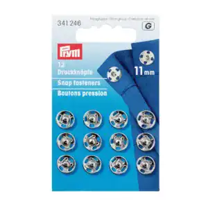 Opnaai drukknopen (11 mm) (12 stuks)