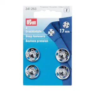 Opnaai drukknopen (17 mm) (4 stuks)