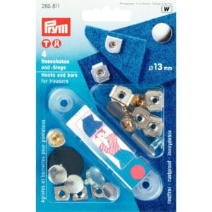 Broekhaken (13 mm) - Zilver