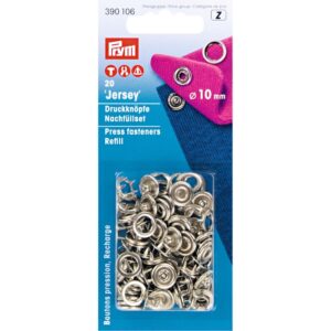 Drukknopen (10 mm) - Zilver
