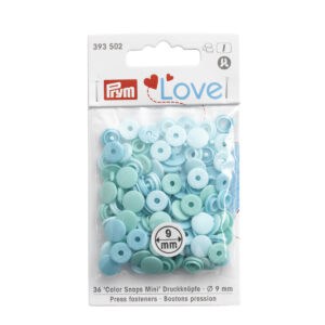 Mini Color snaps (9mm) - mint tinten