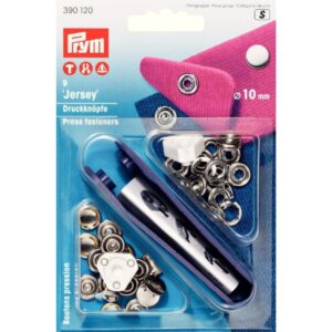 Jersey drukknopen (10 mm) - Zilver
