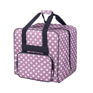 De BabySnap  overlock tas in Dotty Pink