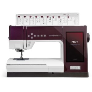 stekenoverzicht pfaff quilt naaimachine expression 725
