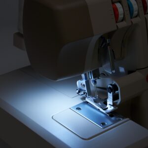 De verlichting van de Singer HD 0425 ;ockmachine
